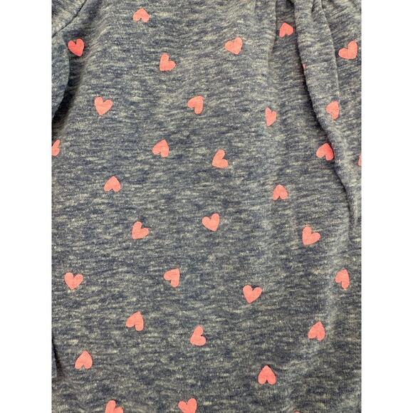 Circo Girls Pink and Purple Heart Heathered Long Sleeve Crew Neck Shirt Size 12M - Picture 5 of 7